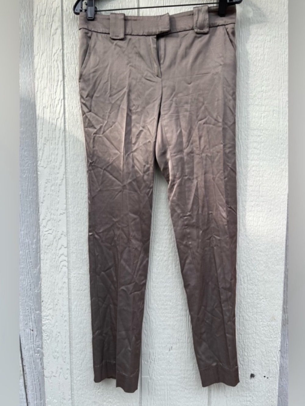 Emporio armani satin slacks